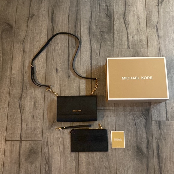 Michael Kors Leather Crossbody Bag - Picture 6 of 11